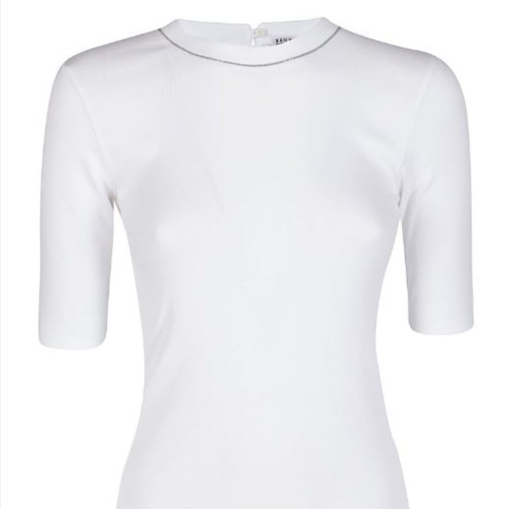 NWT Brunello Cucinelli White T Shirt